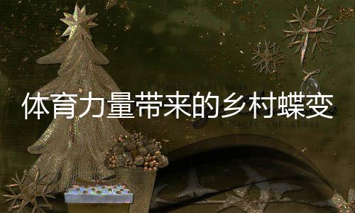 体育力量带来的乡村蝶变 公益体彩助力乡村振兴媒体行第三站